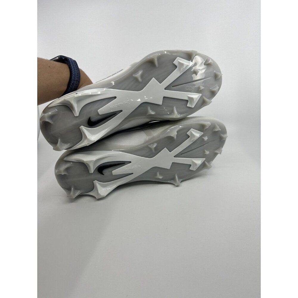 Nike Alpha Menace Elite 3 Football Cleats Mens Size 10 Platinum White CT6648-109 - Picture 5 of 6